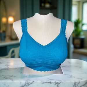 NWT Torrid Bralite - 4-Way Stretch Lace Teal Blue Size 0